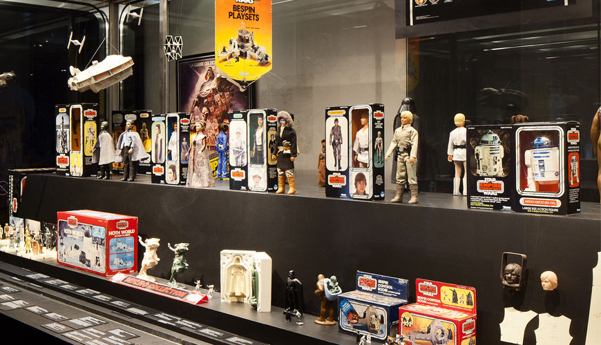 Les jouets Star Wars s'exposent