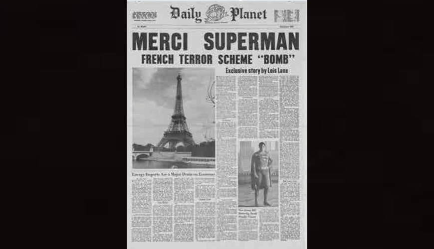 daily planet newspaper logo superman