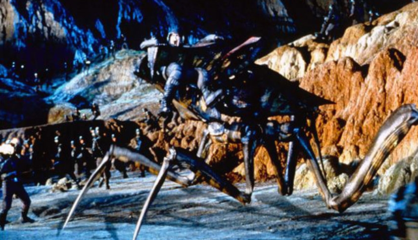 starship troopers bugs attacking