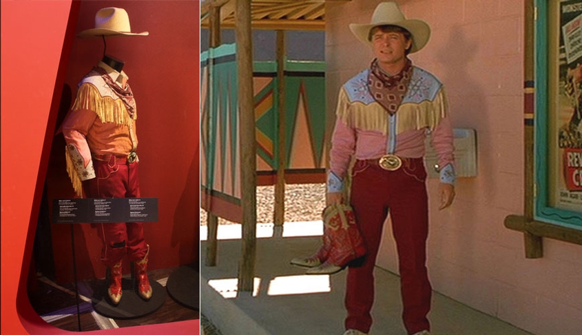 Costume de cow-boy original de Marty McFly (Michael J. Fox) dans Retour vers  le Futur III
