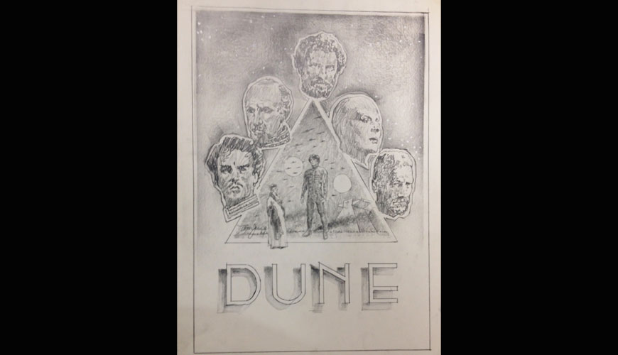Original Artwork of Unreleased Dune Poster Project Number 6 by Tom Jung ...